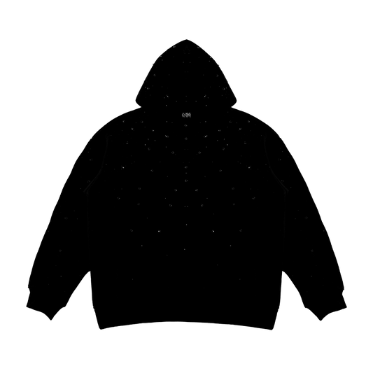 Exodo Rhinestone Hoodie (Black)